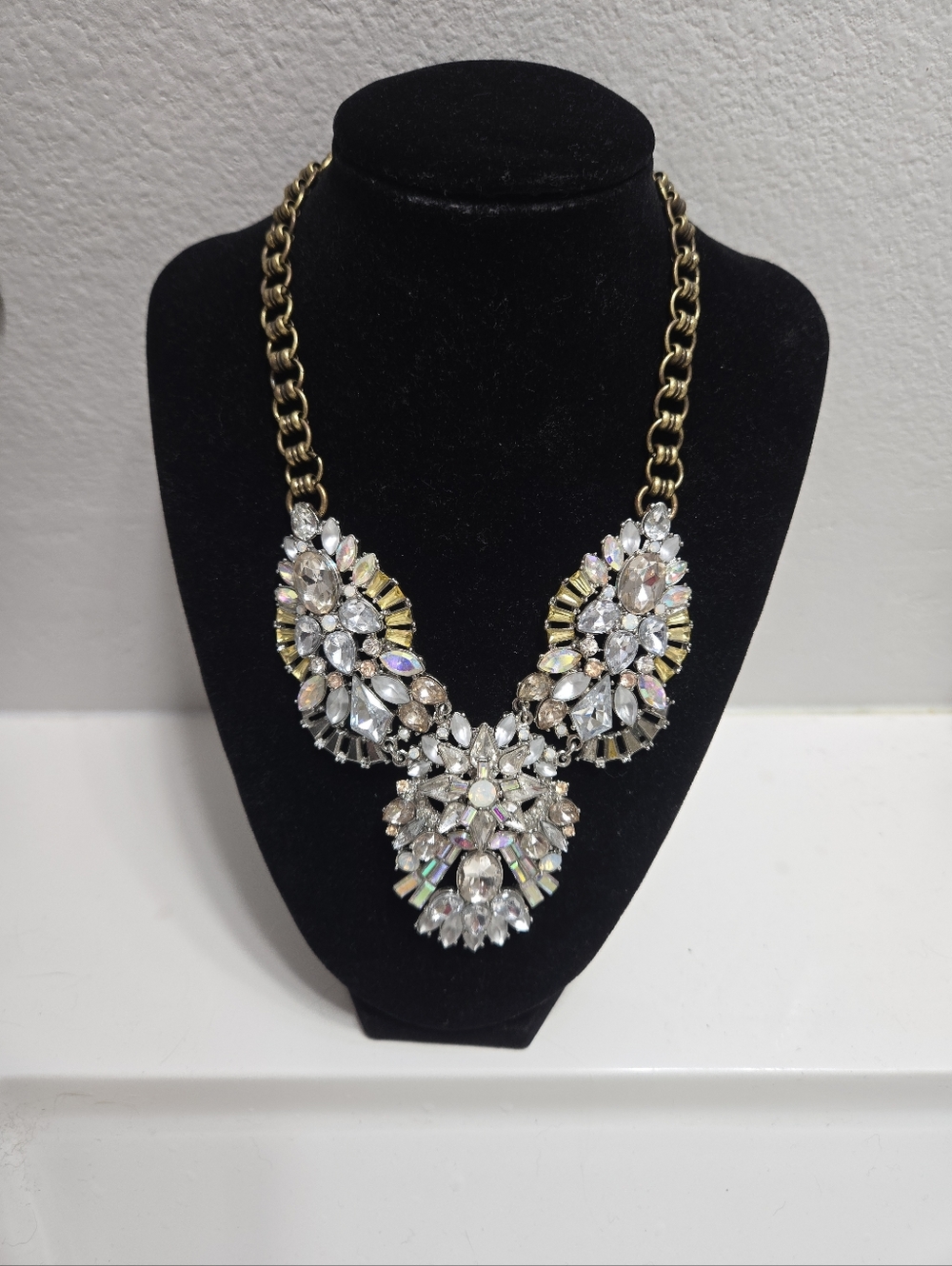 Chloe & Isabel Celestial Frost Statement Necklace Prom Bridal Wedding